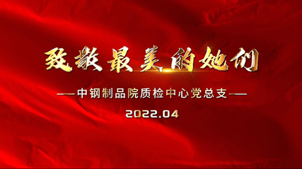 中鋼國檢的她們，有一種力量——記“巾幗心向黨，奮斗綻芳華”主題黨日活動