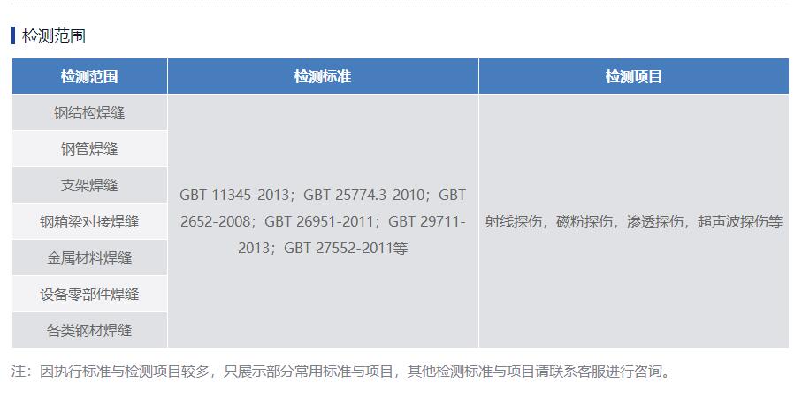 焊縫探傷檢測機構 鋼結構焊縫無損檢測價格