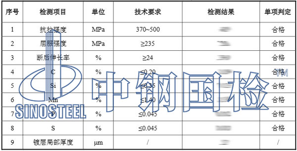 幕墻預埋件檢測報告結果