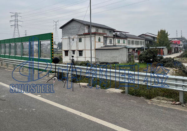 室外隔音檢測(cè)現(xiàn)場(chǎng)