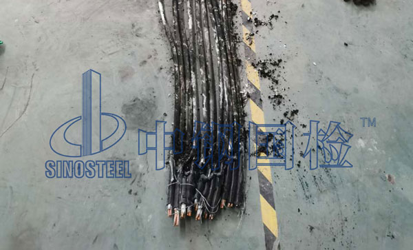 電線成束阻燃實(shí)驗(yàn)后