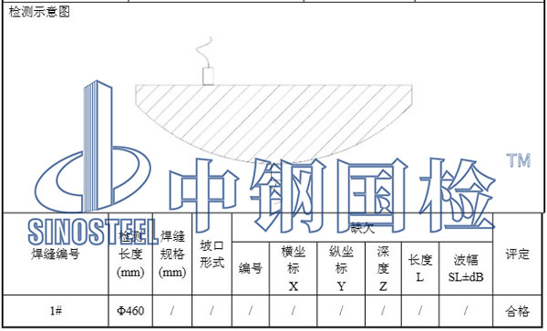 不銹鋼焊縫超聲波檢測結果
