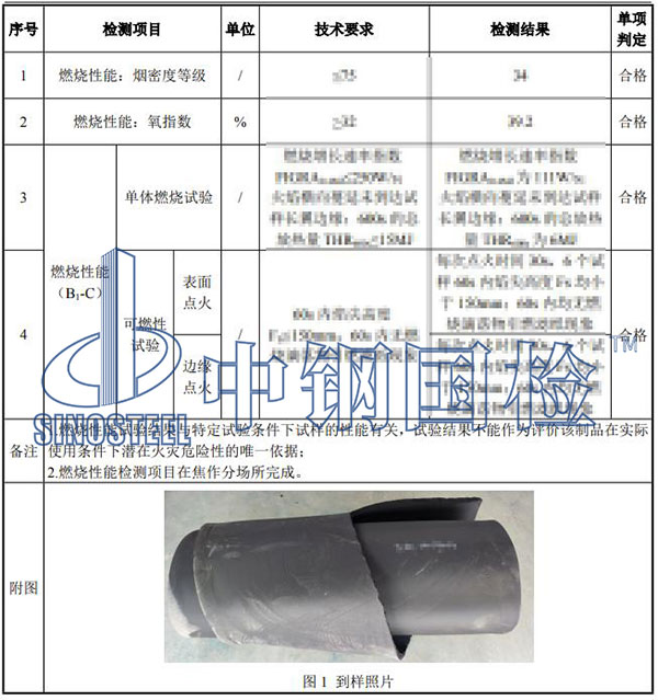 橡塑保溫材料檢測結果