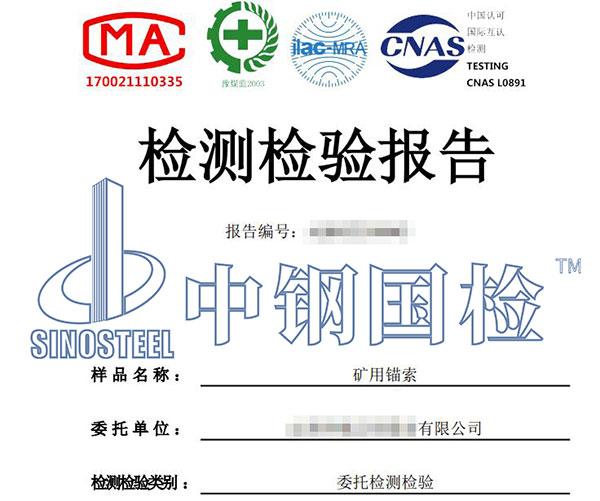 錨索拉拔檢測(cè)報(bào)告