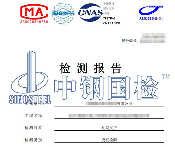 隧道支護空洞檢測報告